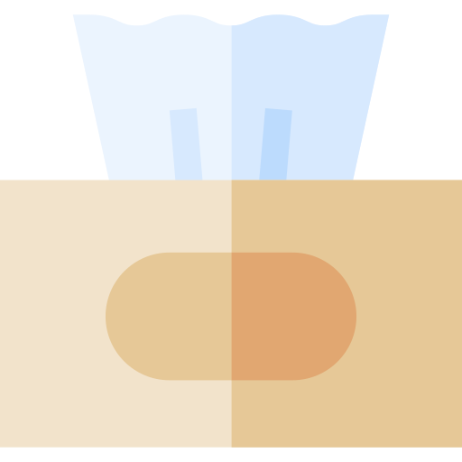 weefsels Basic Straight Flat icoon
