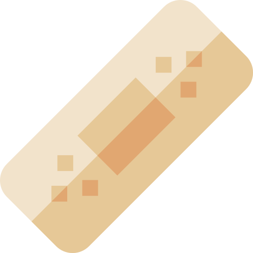 pleister Basic Straight Flat icoon