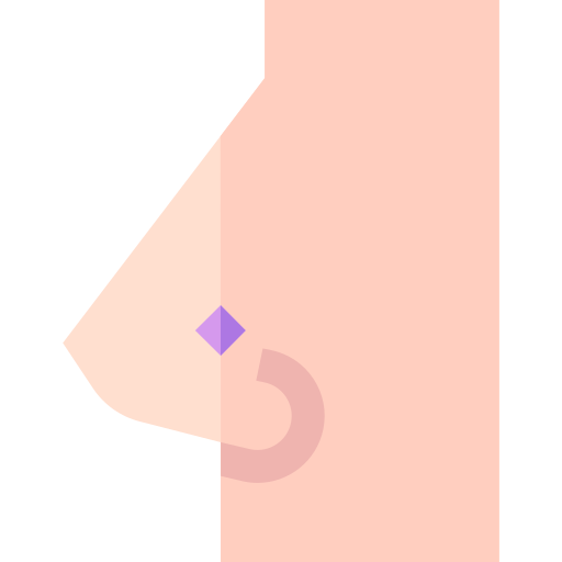 piercing Basic Straight Flat Ícone