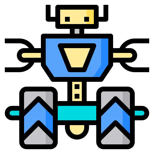 robot Phatplus Lineal Color Icône
