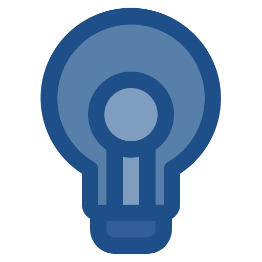 電球 Generic Blue icon