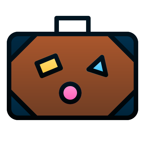 Briefcase Andinur Lineal Color Gradient icon