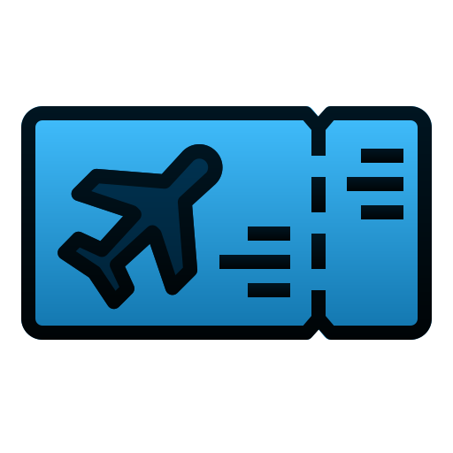 Boarding pass Andinur Lineal Color Gradient icon