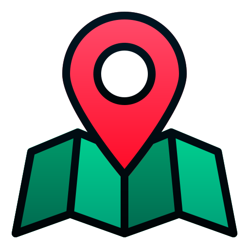 Map Andinur Lineal Color Gradient icon