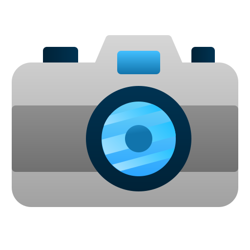 kamera Andinur Flat Gradient icon