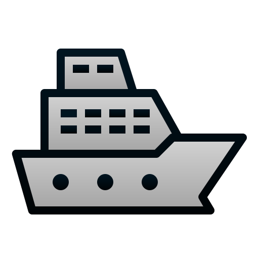 Ship Andinur Lineal Color Gradient icon