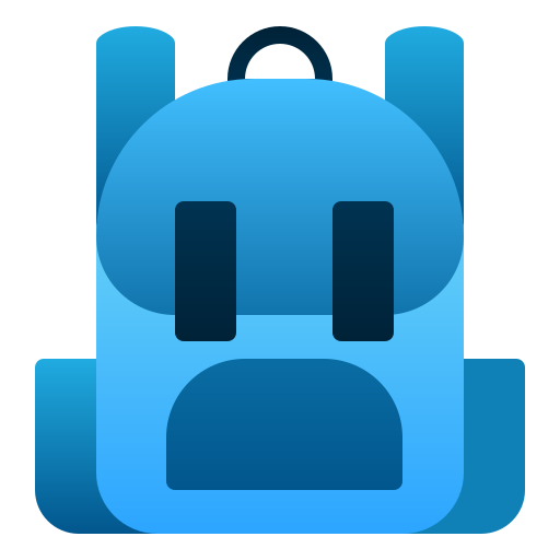 Bagpack Andinur Flat Gradient icon