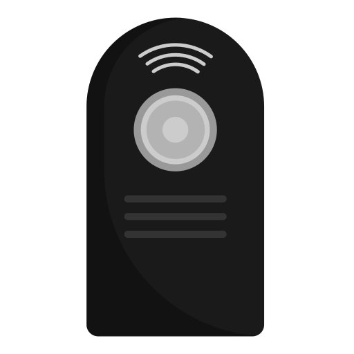 camera-afstandsbediening Generic Flat icoon