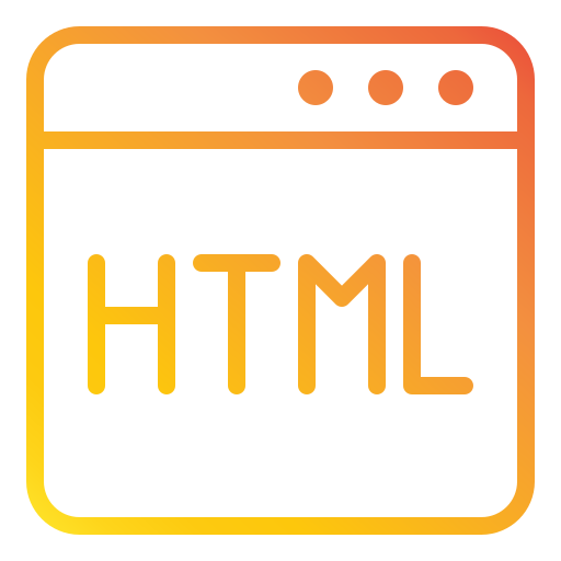 html Generic Gradient icon
