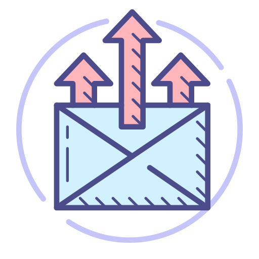 envoi postal Generic Outline Color Icône