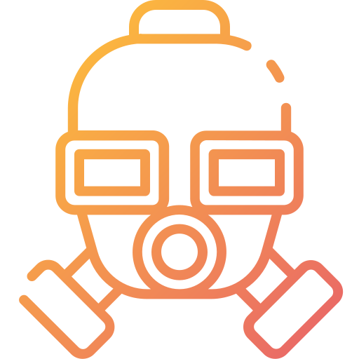 máscara de gas Good Ware Gradient icono