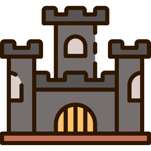 castillo Good Ware Lineal Color icono