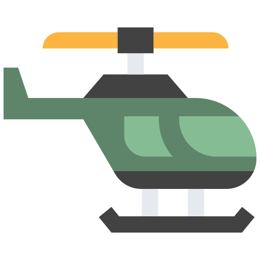 helicóptero Good Ware Flat icono