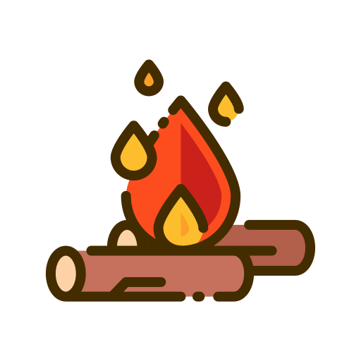 Fire Good Ware Lineal Color icon