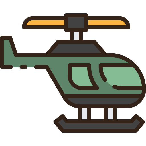 헬리콥터 Good Ware Lineal Color icon