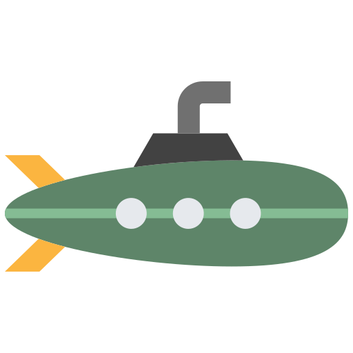 Подводная лодка Good Ware Flat иконка