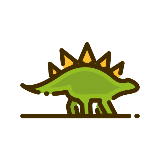Stegosaurus Good Ware Lineal Color icon