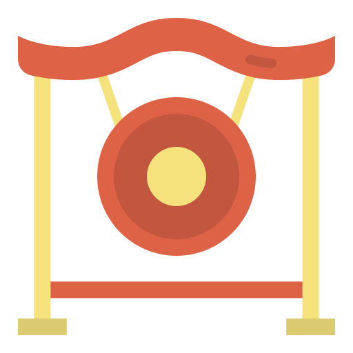gong Good Ware Flat icon