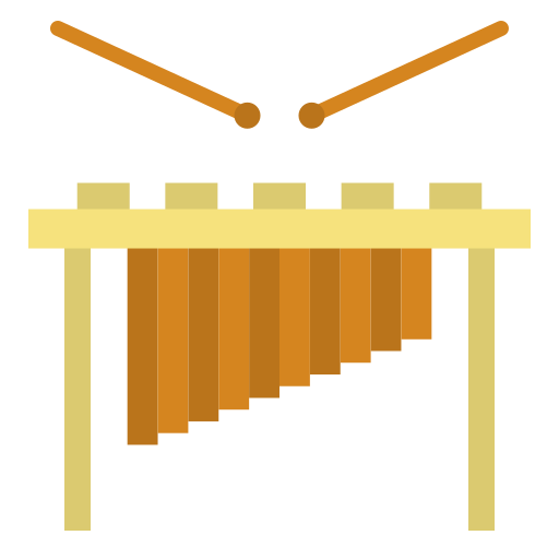 marimba Good Ware Flat ikona