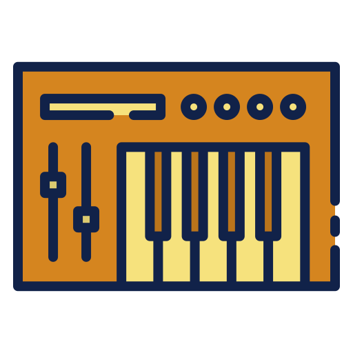 Synthesizer Good Ware Lineal Color icon