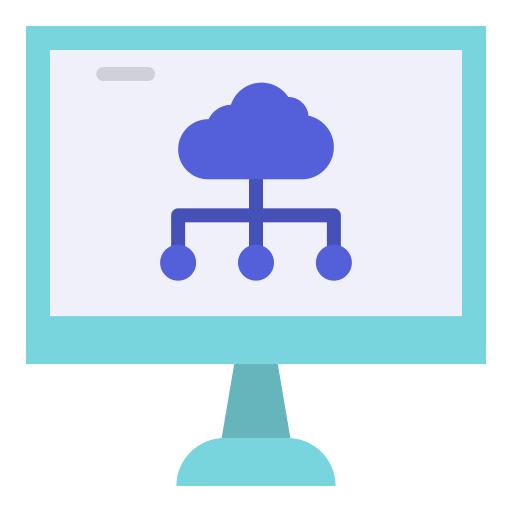 computación en la nube Good Ware Flat icono
