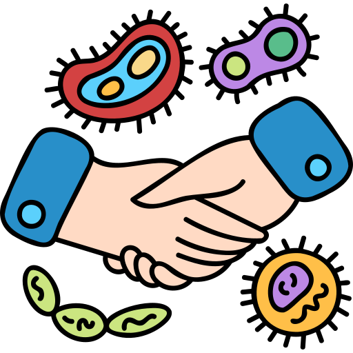 handschlag Hand Drawn Color icon