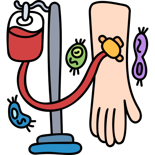 血 Hand Drawn Color icon