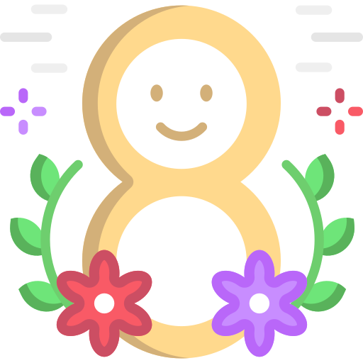 女性の日 SBTS2018 Flat icon