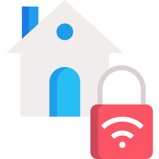 bezpieczeństwo w domu SBTS2018 Flat ikona