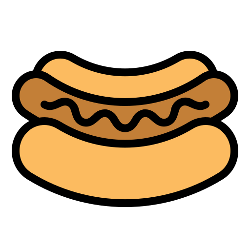 Hotdog Generic Outline Color icon