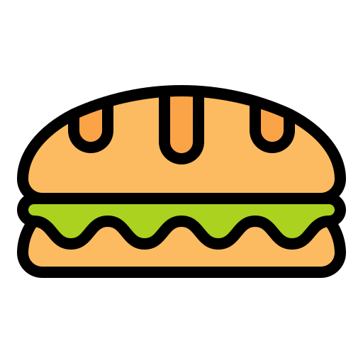 Sandwich Generic Outline Color icon