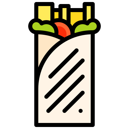 burrito Generic Outline Color Ícone
