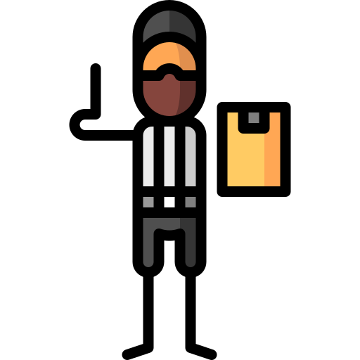 Referee Puppet Characters Lineal Color icon