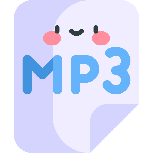 mp3 Kawaii Flat icon