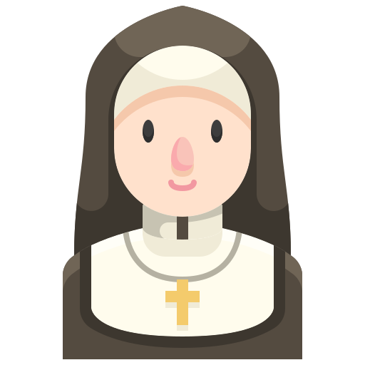 Nun Justicon Flat icon