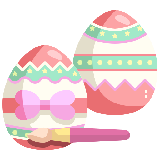 Easter eggs Justicon Flat icon