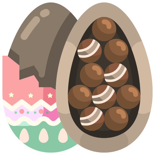 huevos de pascua Justicon Flat icono