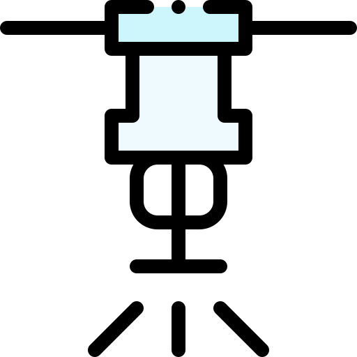살포기 Detailed Rounded Lineal color icon