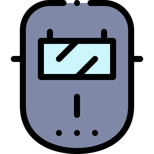 Welder Detailed Rounded Lineal color icon