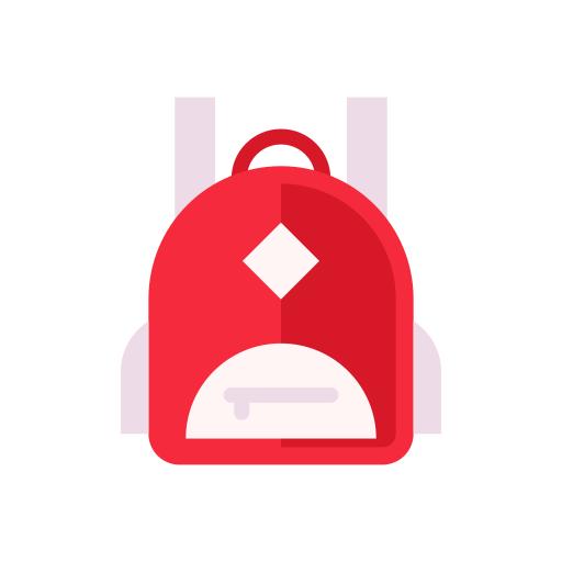 Backpack Good Ware Flat icon