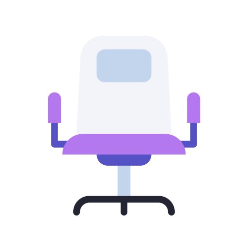 sedia della scrivania Good Ware Flat icona