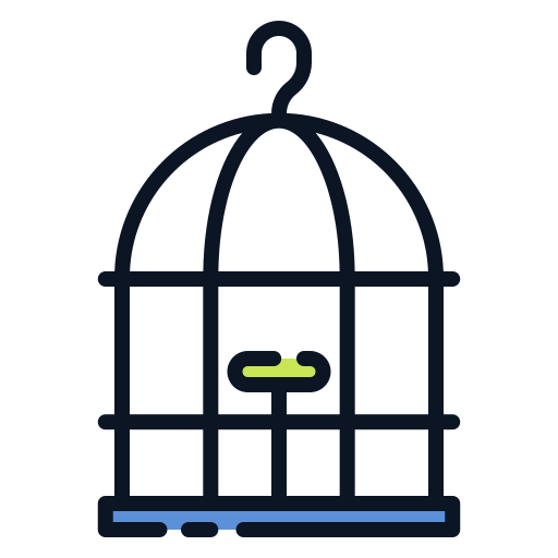 Cage Good Ware Lineal Color icon