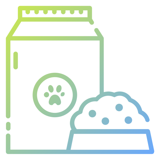 Pet food Good Ware Gradient icon