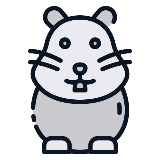 Hamster Good Ware Lineal Color icon