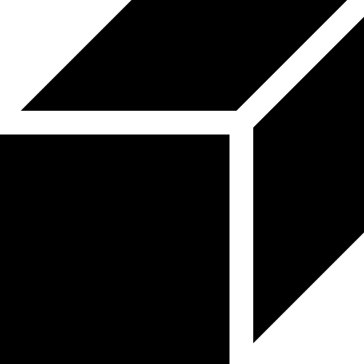 Cube Basic Rounded Filled icon