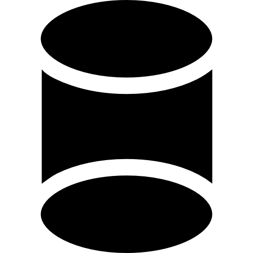 Цилиндр Basic Rounded Filled иконка