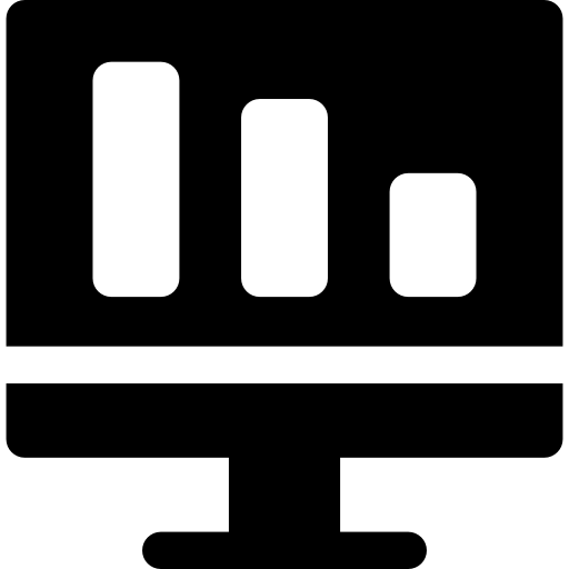 Monitor Basic Rounded Filled icon