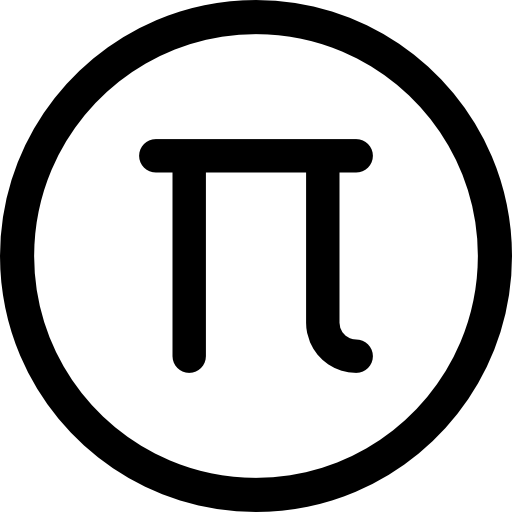 pi Basic Rounded Lineal icono