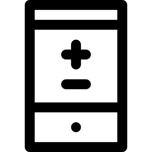 teléfono inteligente Basic Rounded Lineal icono