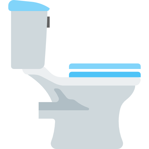 Toilet Revicon Flat icon